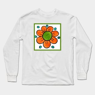 Groovy Flower #5 Long Sleeve T-Shirt